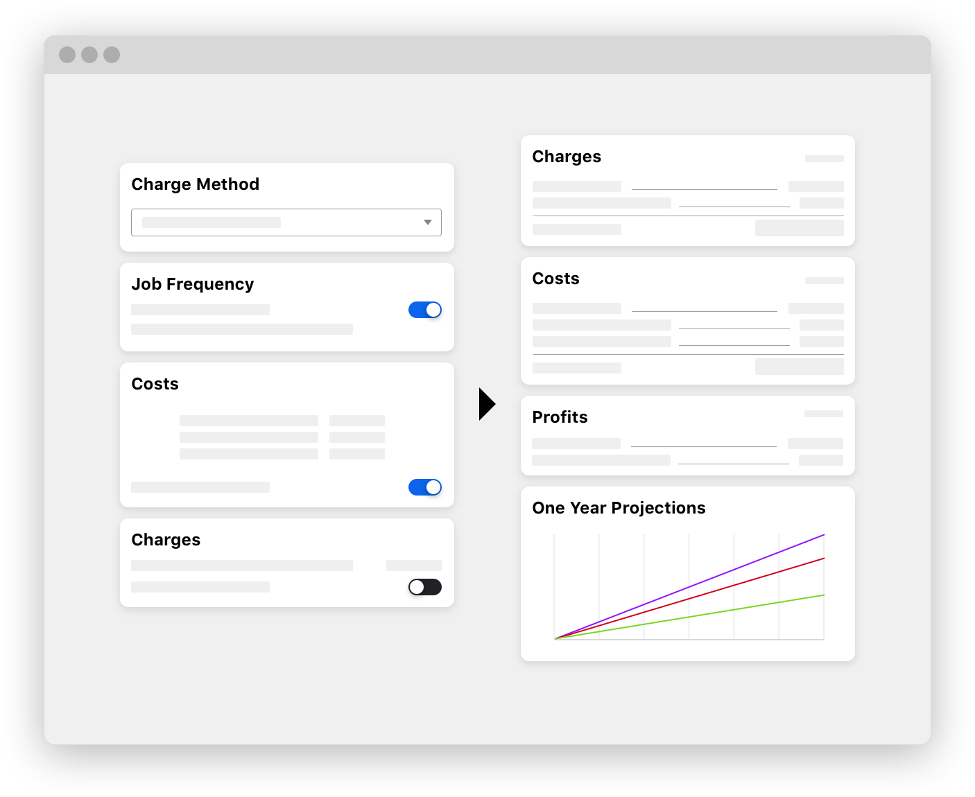 bid estimator screenshot